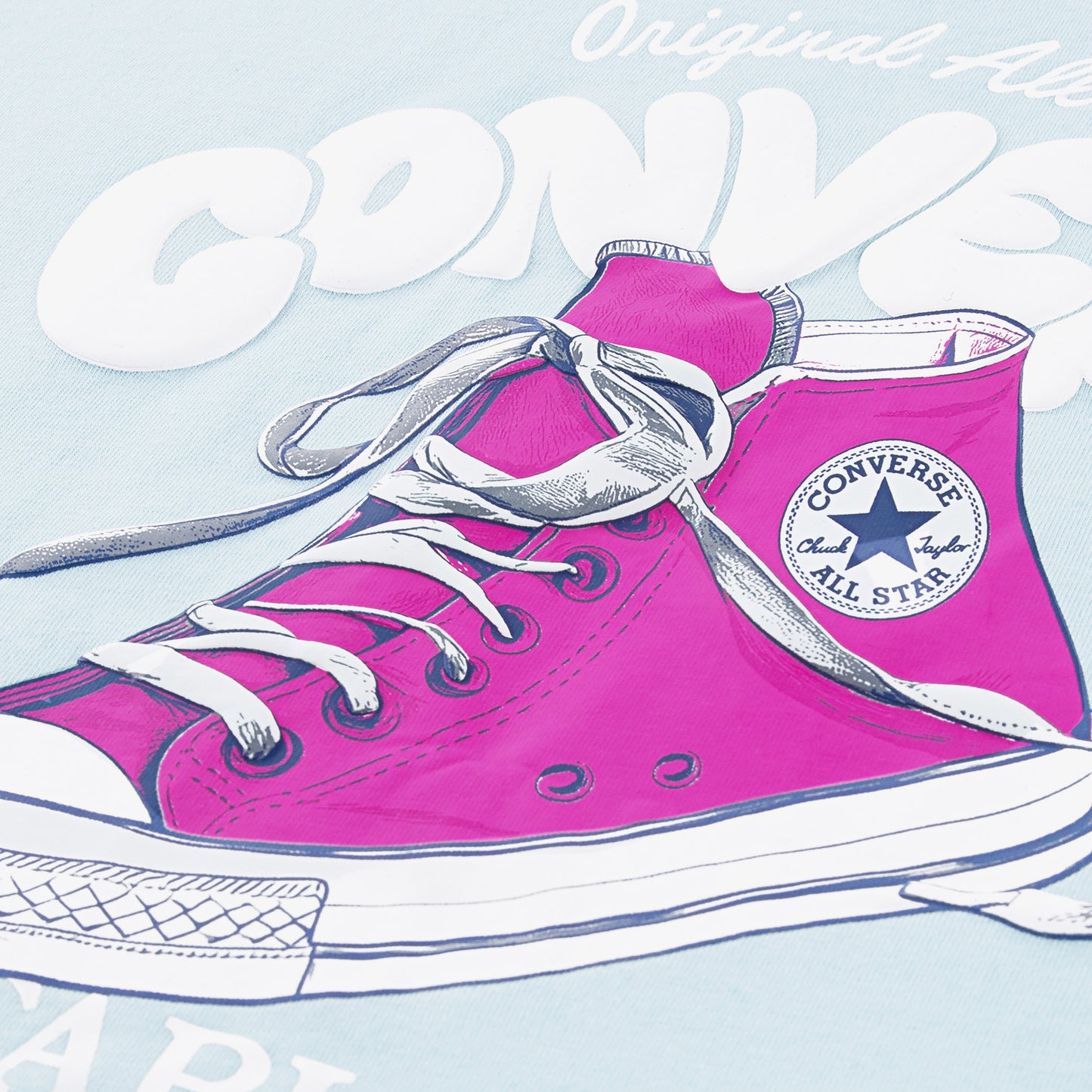 Converse Regular Fit Çocuk Beyaz T-shirt