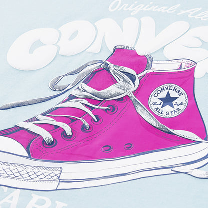 Converse Regular Fit Çocuk Beyaz T-shirt