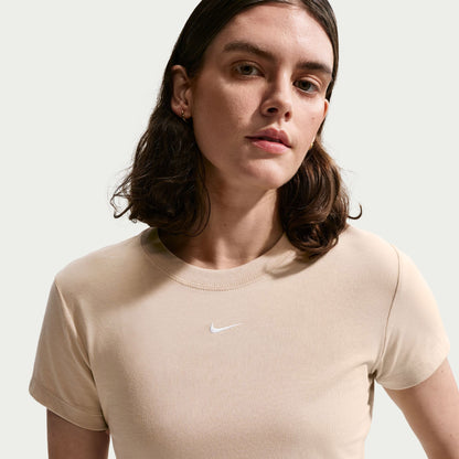 Nike Sportswear Chill Knit Kadın Kahverengi T-shirt