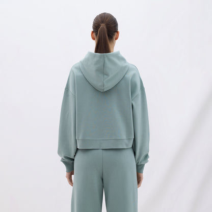 Les Benjamins Classics Kadın Yeşil Hoodie