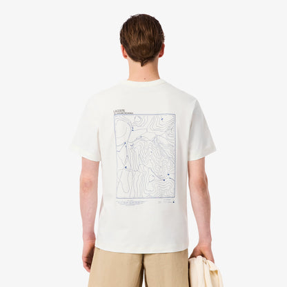 Lacoste Erkek Classic Fit Bisiklet Yaka Beyaz T-shirt