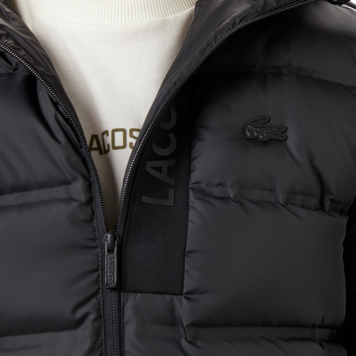 Lacoste Erkek Regular Fit Siyah Mont