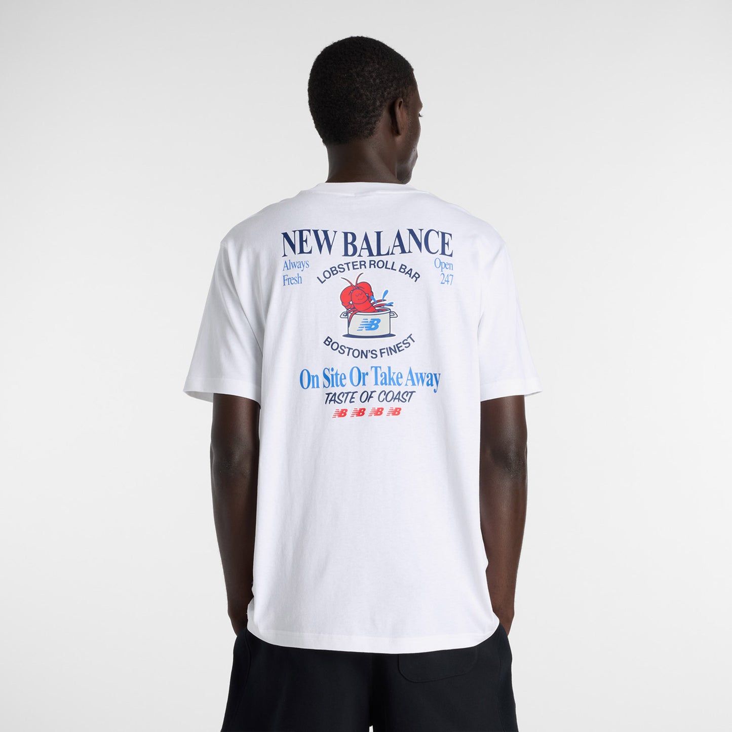 New Balance Lobster Roll Erkek Beyaz T-shirt