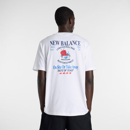 New Balance Lobster Roll Erkek Beyaz T-shirt