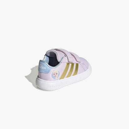 Adidas X Disney Grand Court Elsa Bebek Mor Spor Ayakkabı
