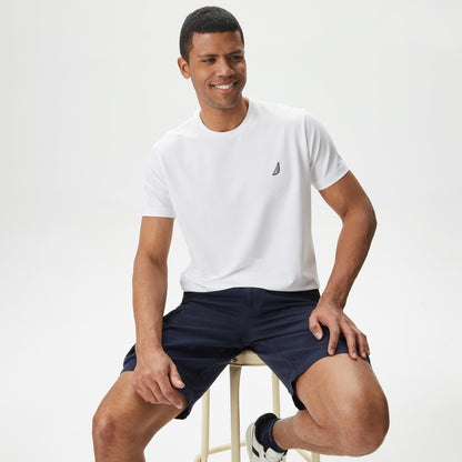Nautica Erkek Beyaz Standart Fit T-shirt