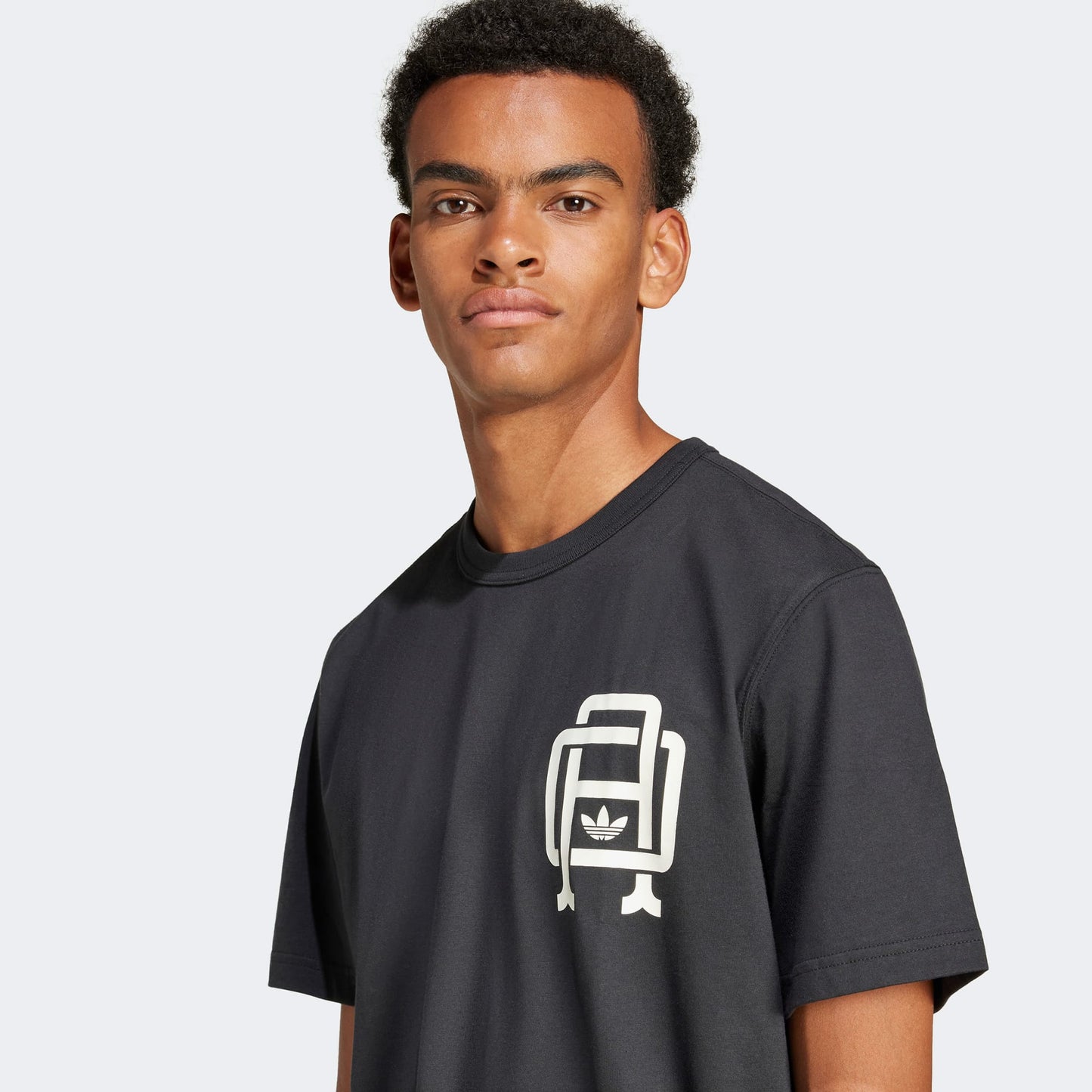 Adidas Q12 Varsity Erkek Siyah T-shirt