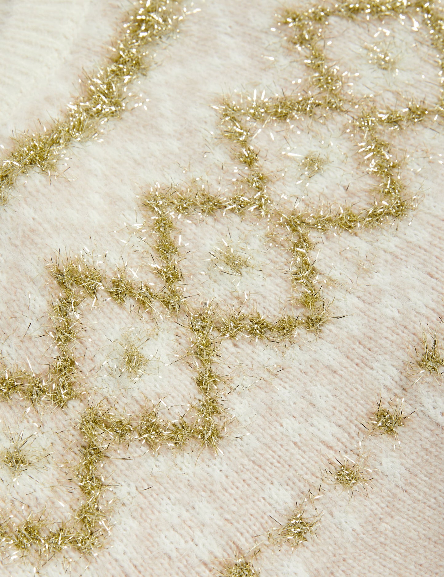Işıltılı Fair Isle Desenli Kazak (1-8 Yaş)