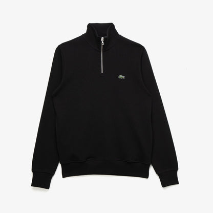 Lacoste Erkek Classic Fit Fermuarlı Siyah Sweatshirt