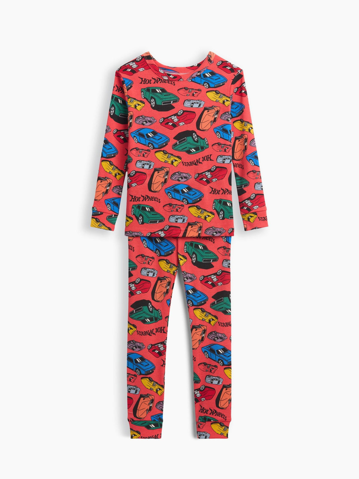 Kırmızı Hot Wheels Baskılı Pijama Takımı