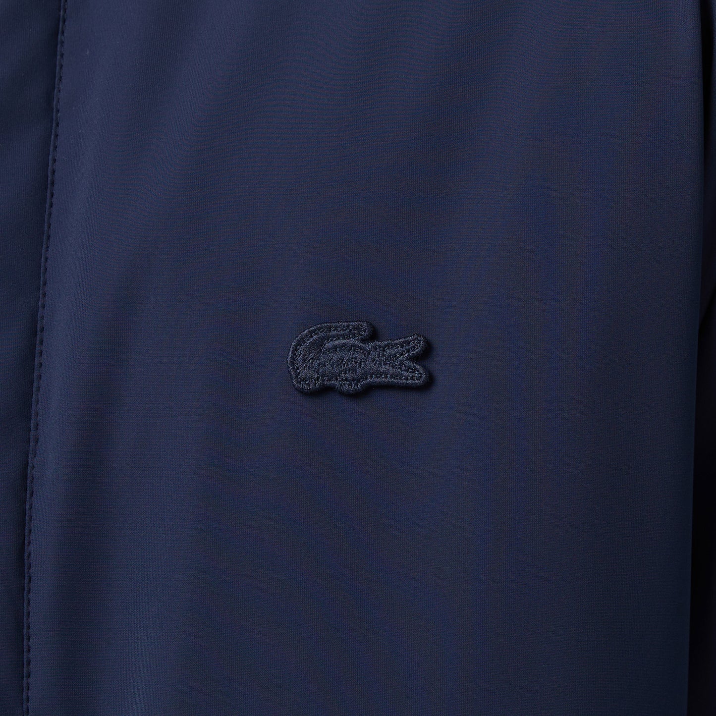Lacoste Erkek Relaxed Fit Dik Yaka Lacivert Mont