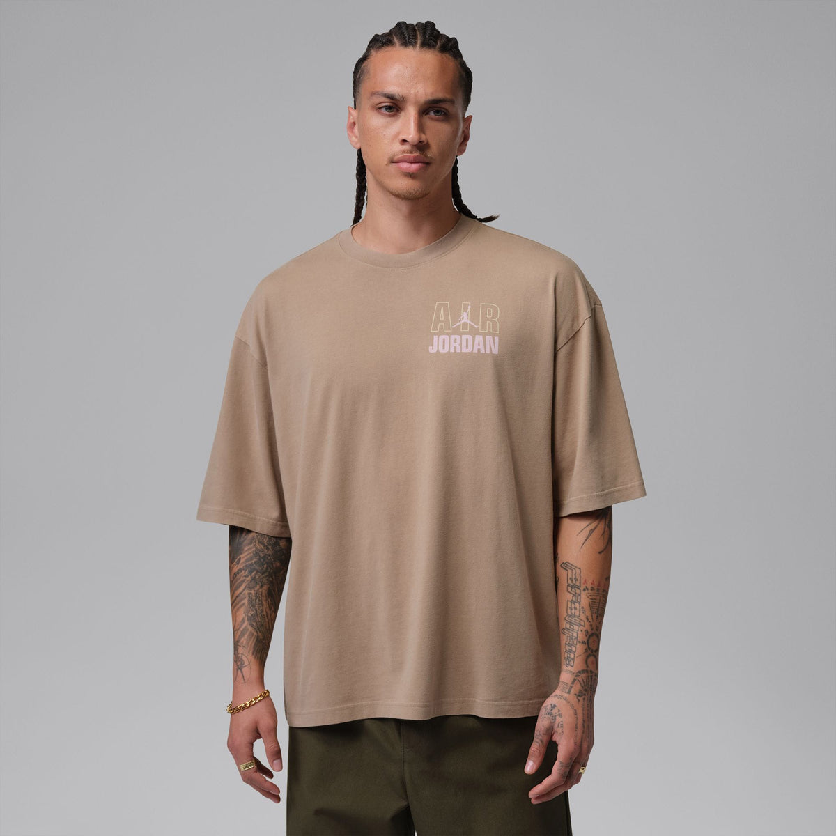 Jordan Flight Legendary Erkek Kahverengi T-shirt