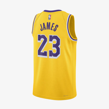 Nike Los Angeles Lakers Icon Erkek Sarı Basketbol Forması