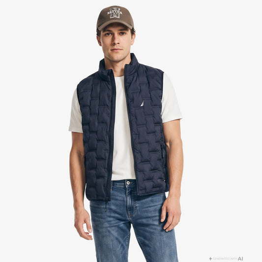 Nautica Regular Fit Erkek Lacivert Yelek