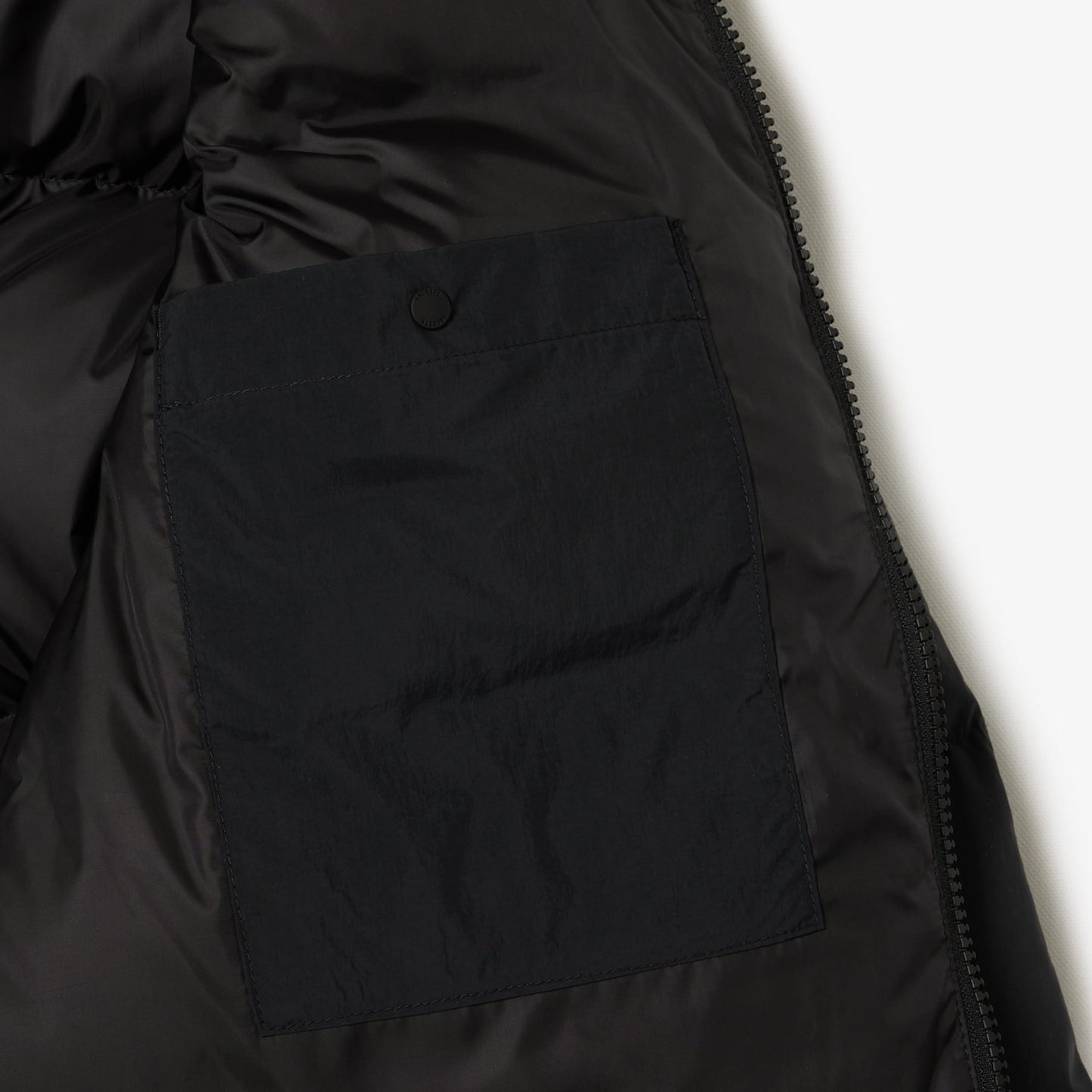 Lacoste Relaxed Fit Kapüşonlu Kadın Siyah Mont