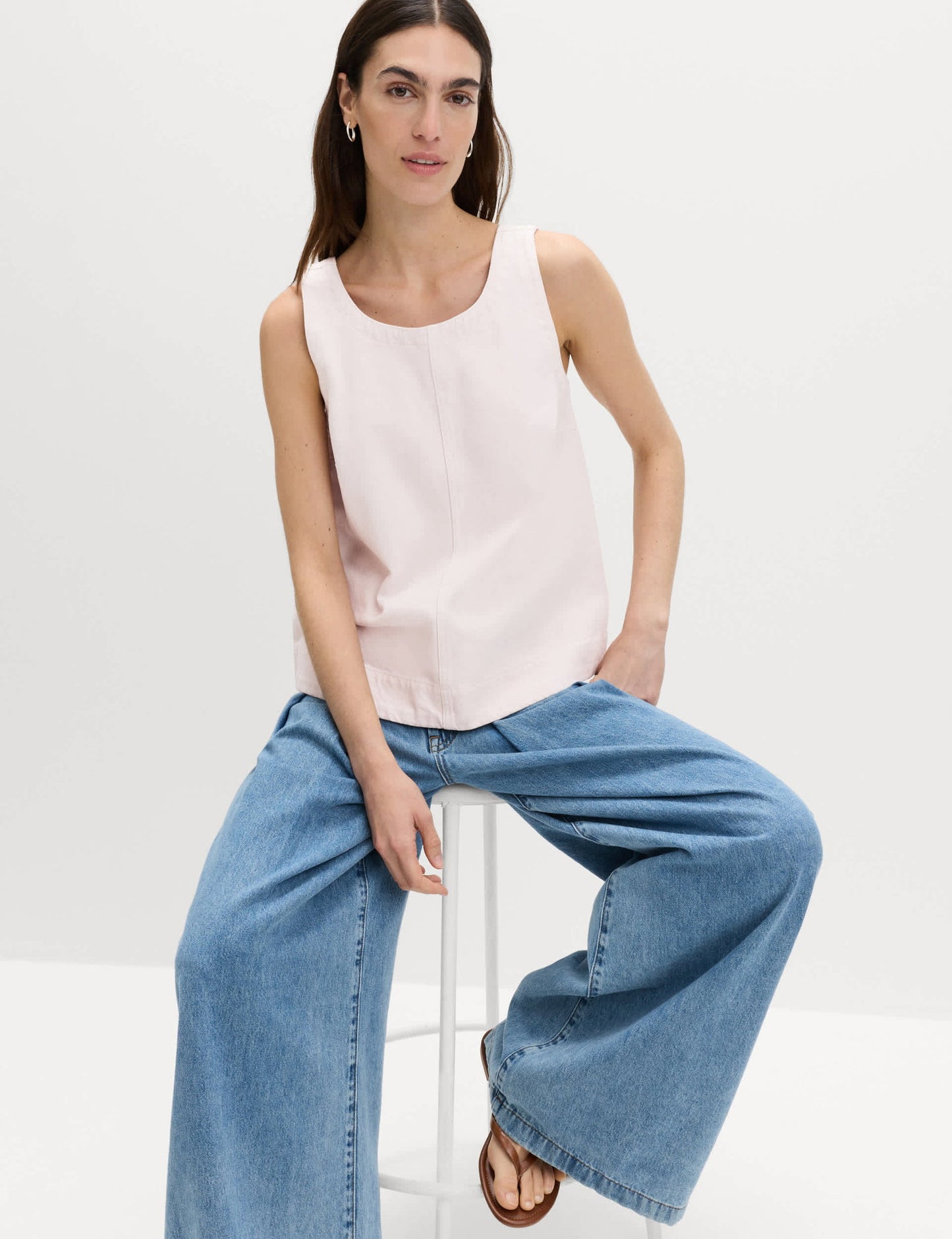 Pamuklu Denim Bluz