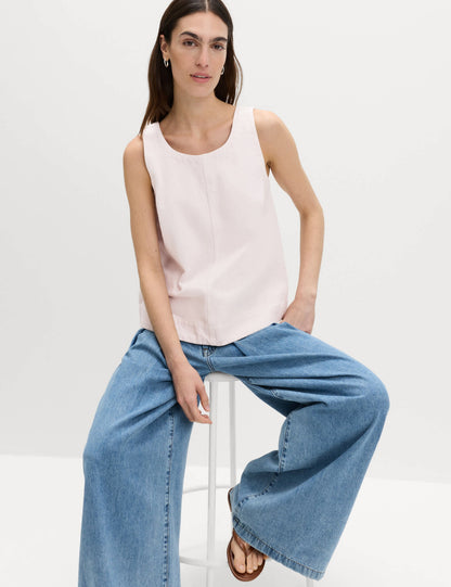 Pamuklu Denim Bluz
