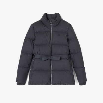 Lacoste Kadın Dik Yaka Koyu Gri Mont