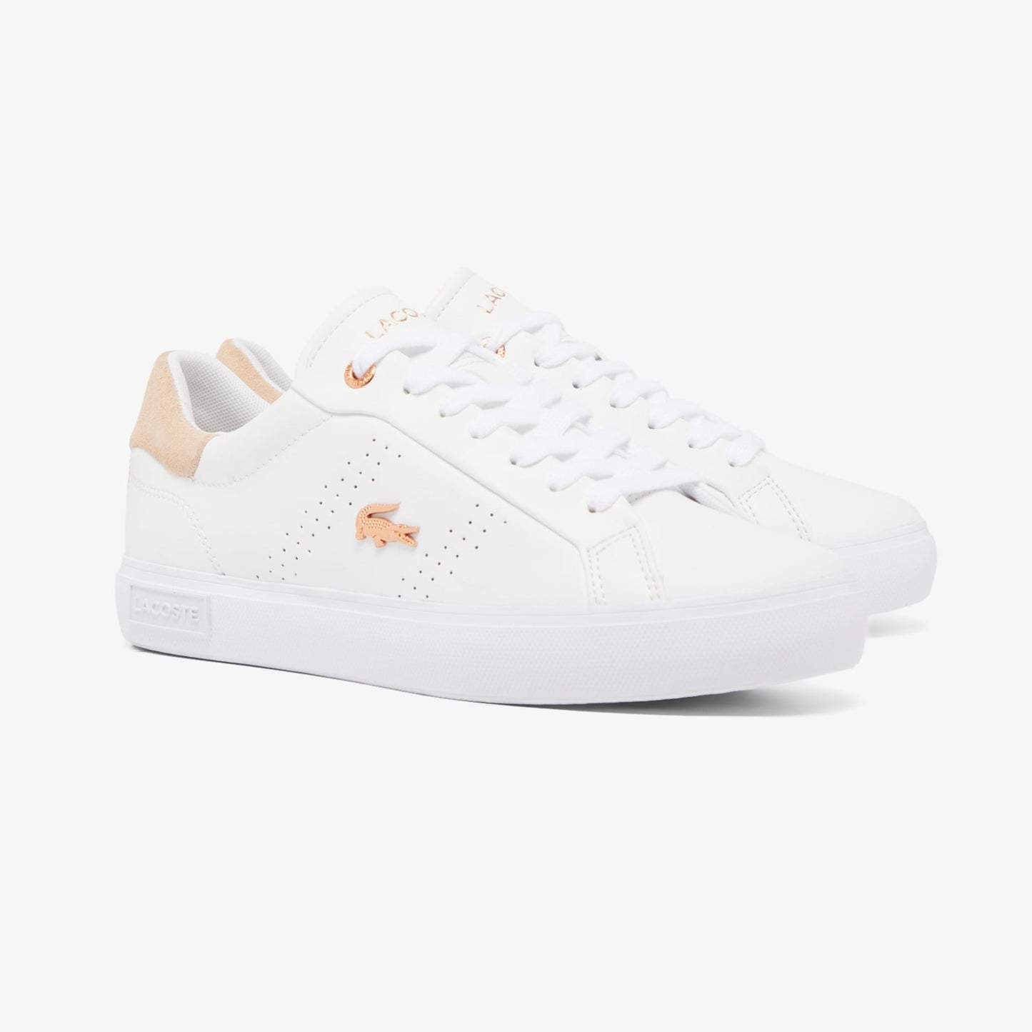 Lacoste Powercourt 2.0 Kadın Beyaz Sneaker