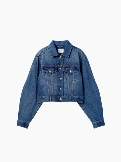 Mavi Gap × Victoria Beckham Relaxed Crop Denim Ceket