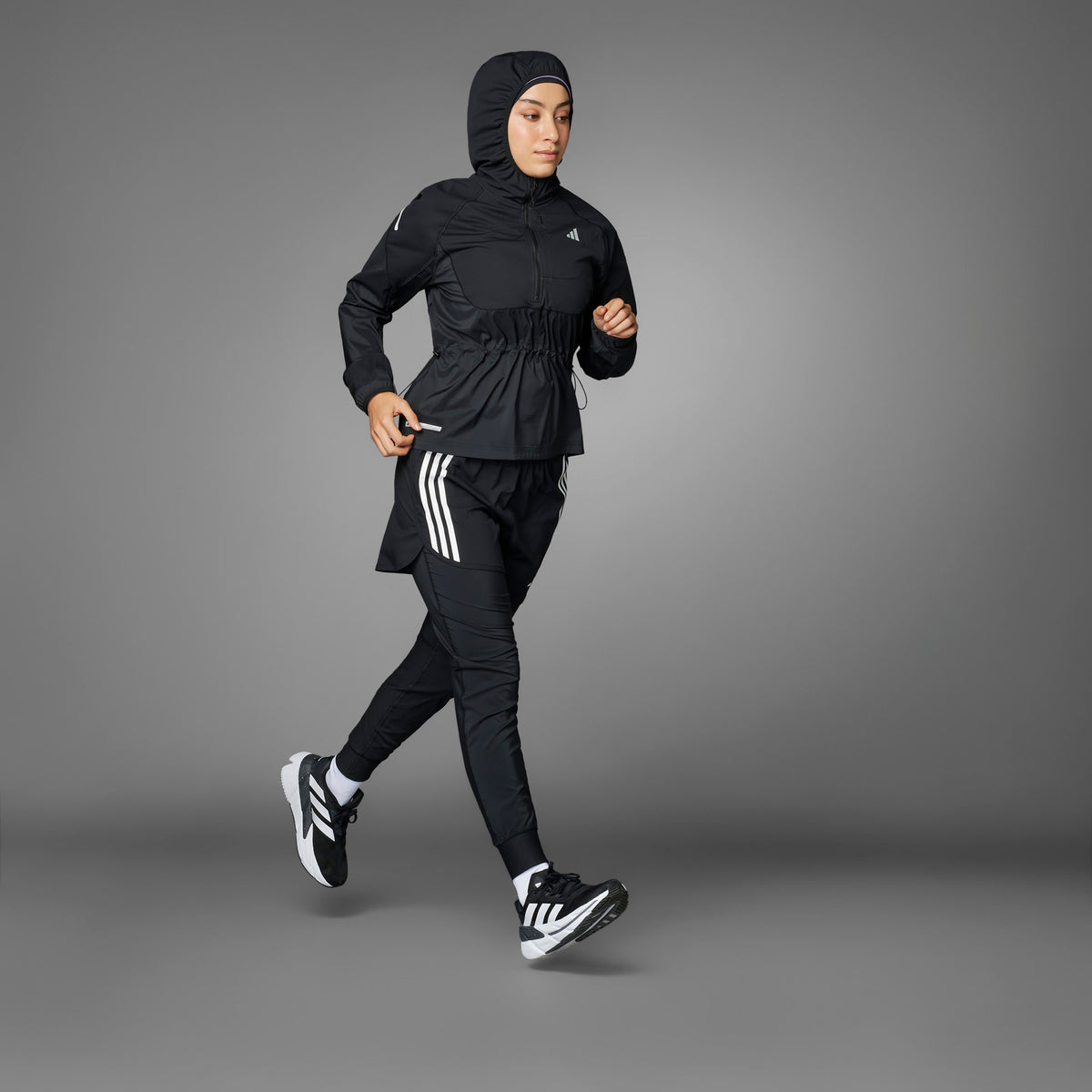 Adidas Running Ultimate Kadın Siyah Koşu Ceketi