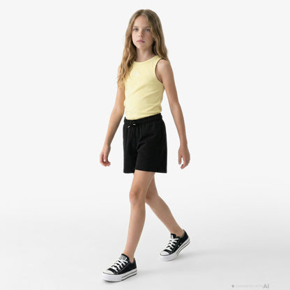 Calvin Klein Logo Çocuk Sarı Kolsuz T-shirt