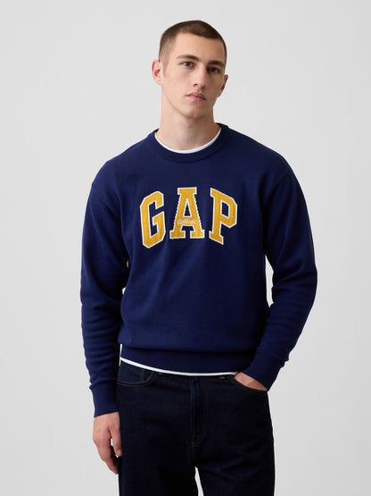 Lacivert Relaxed Gap Logo Intarsia Kazak