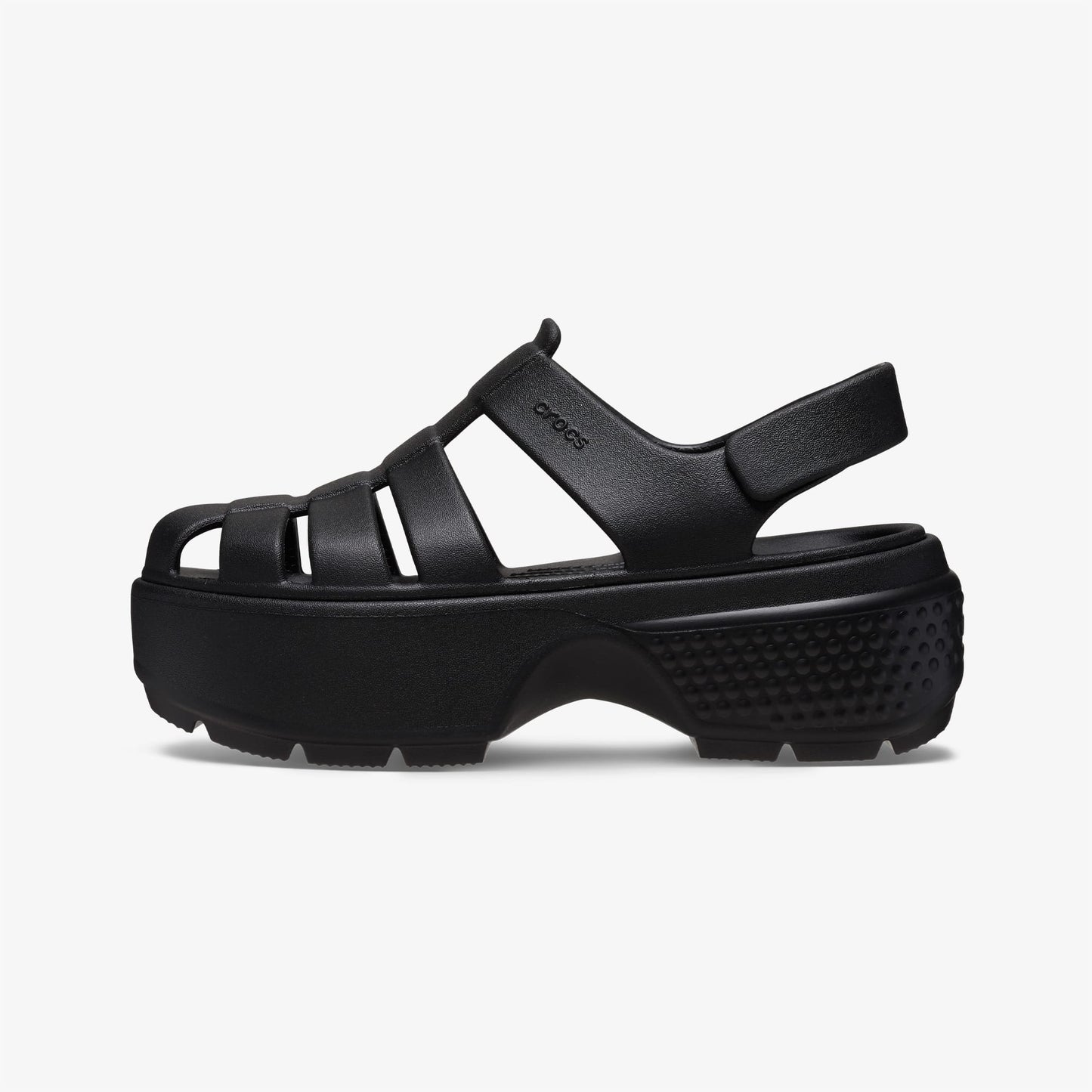 Crocs Stomp Fisherman Kadın Siyah Sandalet