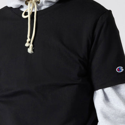Champion Relaxed Fit Erkek Siyah T-shirt