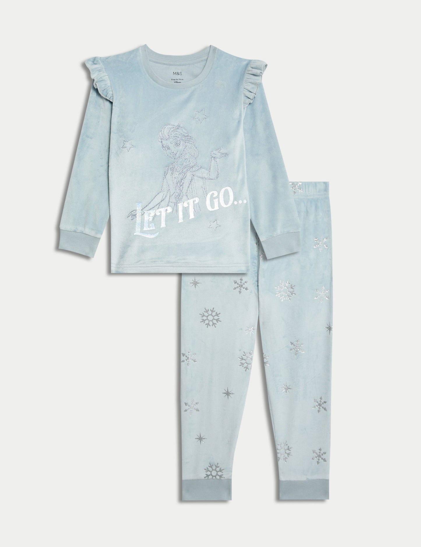 Frozen:trade_mark: Kadife Pijama Takımı (2-8 Yaş)