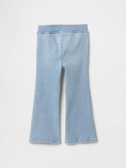 Açık Mavi Bebek & Küçük Çocuk Denim Flare Jeggings