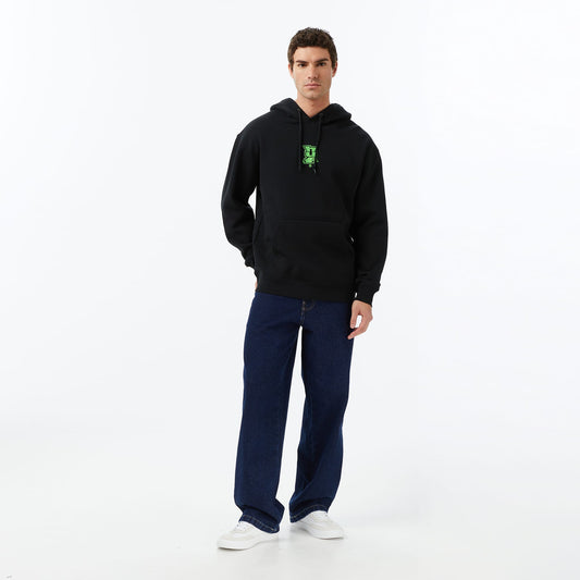 Huf Megablast Pullover Erkek Siyah Hoodie