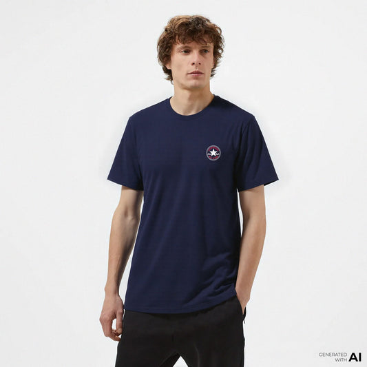 Converse Go-to Mini Patch Unisex Siyah T-shirt