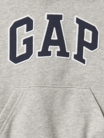 Gri Gap Logo Relaxed Havlu Kumaş Sweatshirt