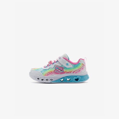 Skechers Flutter Heart Lights Groovy Swirl Çocuk Beyaz Işıklı Spor Ayakkabı