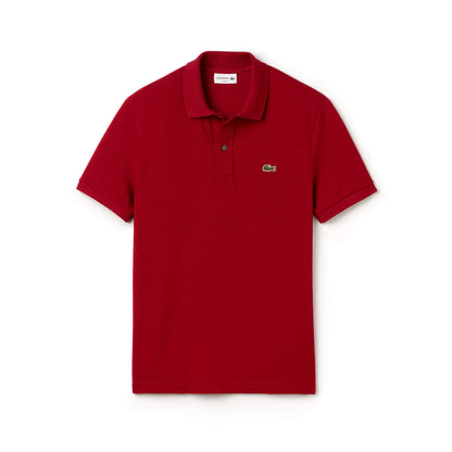 Lacoste L.12.12 Erkek Slim Fit Bordo Polo