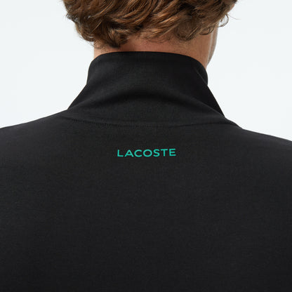 Lacoste Erkek Slim Fit Fermuarlı Siyah Sweatshirt