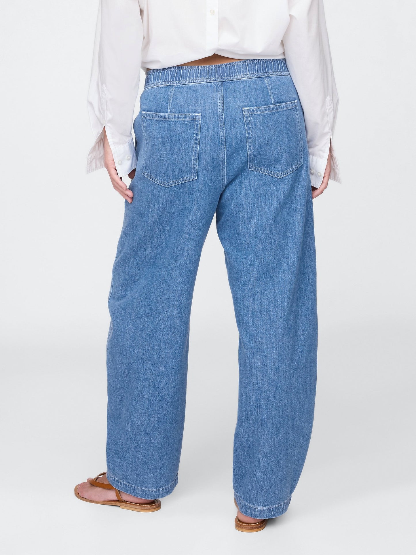 Mavi High Rise Kolay Barrel Jean Pantolon