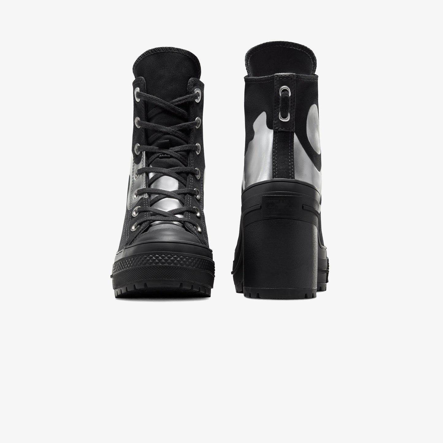 Converse Chuck 70 De Luxe Heel Chrome Kadın Siyah Platform Sneaker