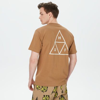 Huf Set Tt Erkek Kahverengi T-shirt