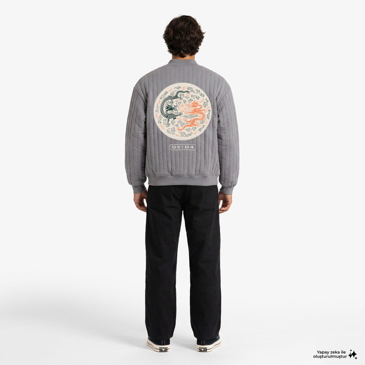 Unıted4 Regular Fit Erkek Gri Mont