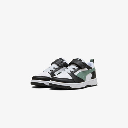 Puma Rebound V6 Lo Ac+ Ps Çocuk Siyah Spor Ayakkabı