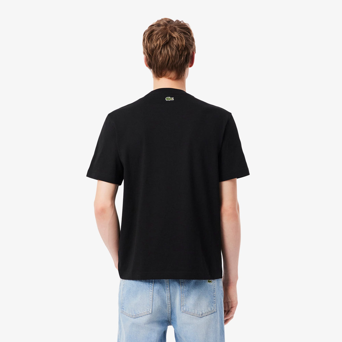 Lacoste Classic Fit Erkek Siyah T-shirt