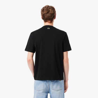 Lacoste Classic Fit Erkek Siyah T-shirt