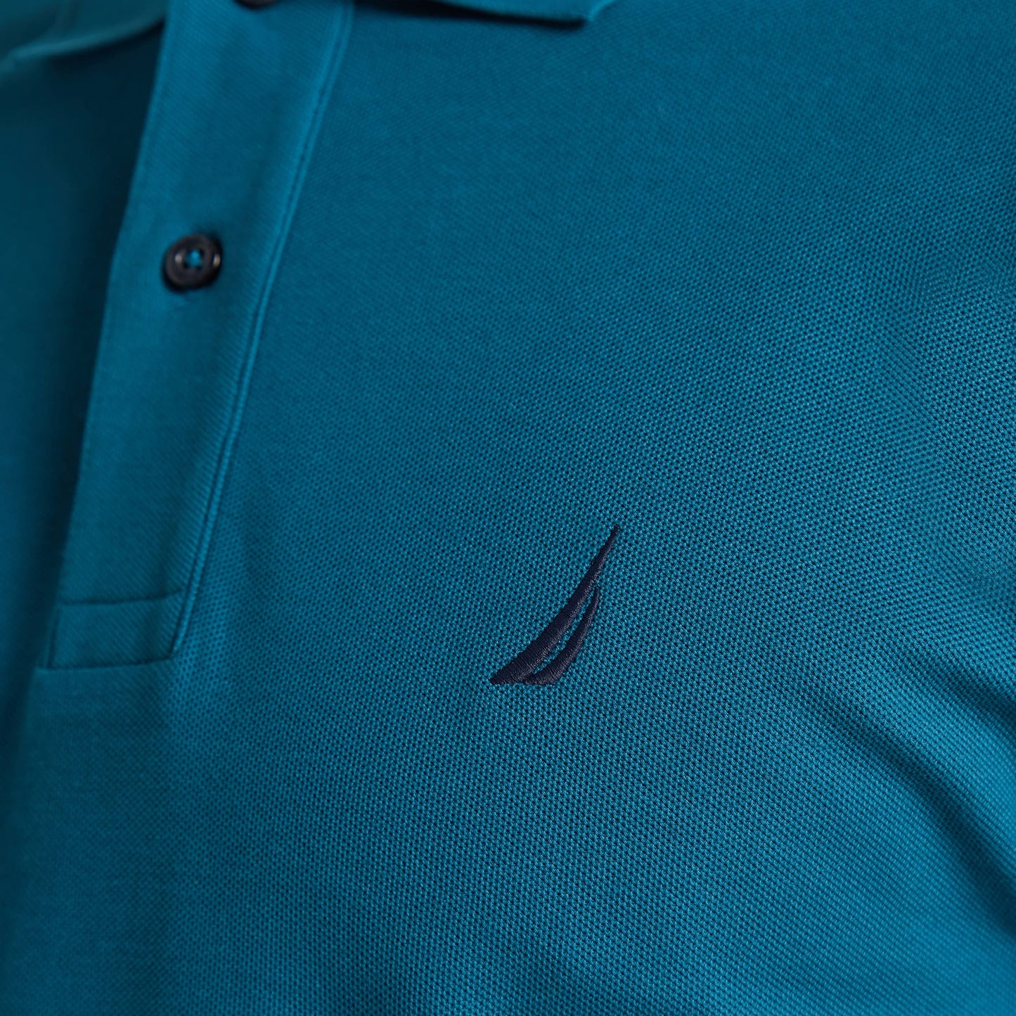 Nautica Erkek Mavi Classic Fit Kısa Kollu Polo Yaka T-shirt