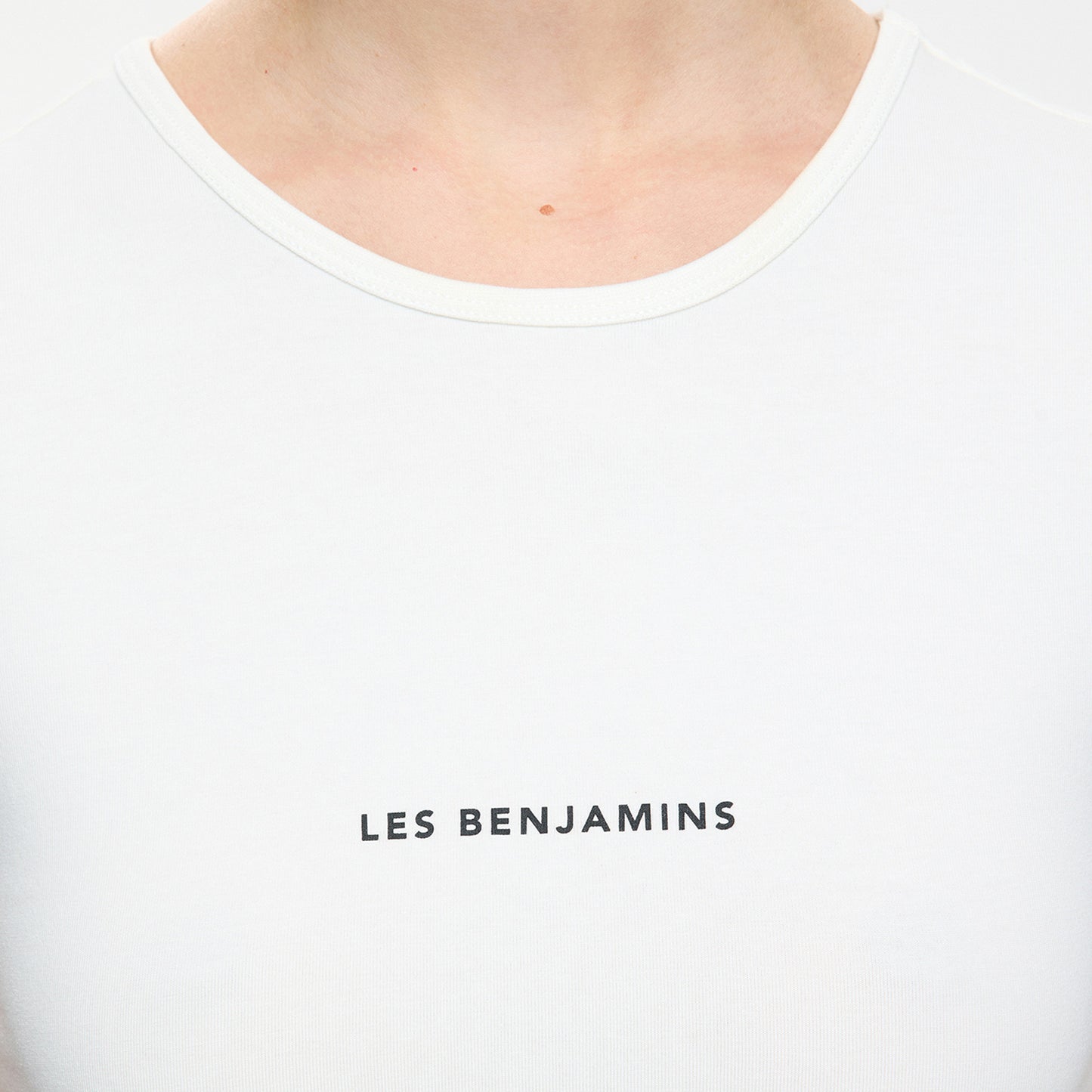 Les Benjamins Kadın Beyaz T-shirt
