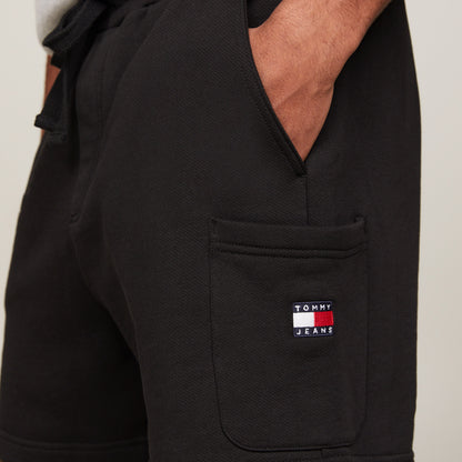 Tommy Hifiger Pamuklu Regular Fit Erkek Siyah Şort