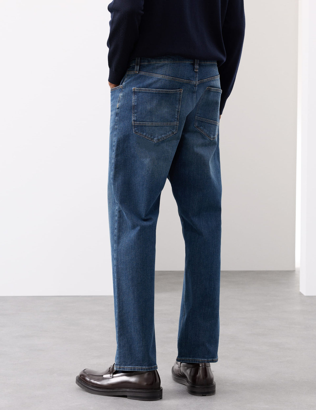 Esnek Straight Fit Jean
