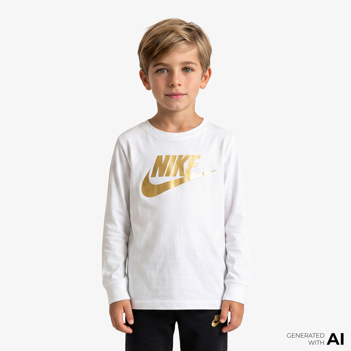 Nike Sportwear Çocuk Beyaz/siyah Eşofman Takımı