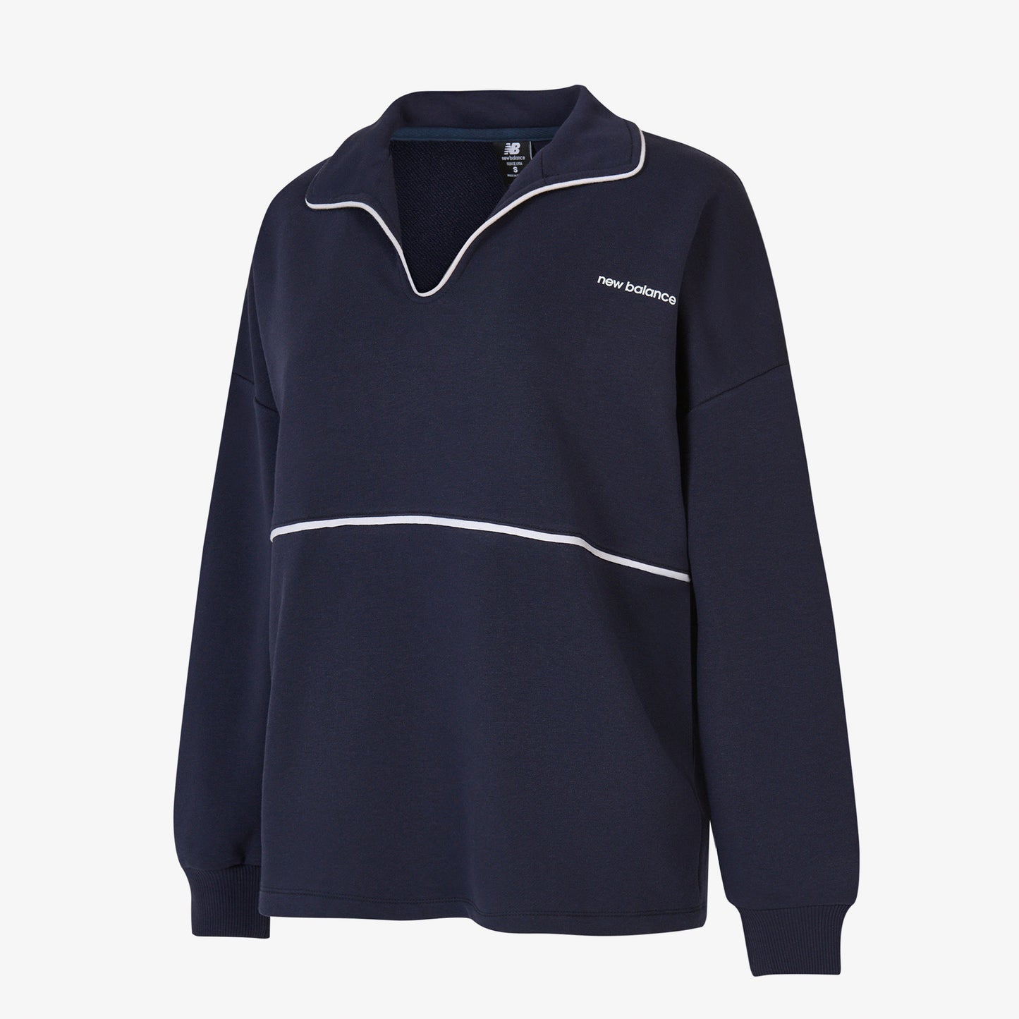 New Balance Wnc3402 Kadın Lacivert Sweatshirt